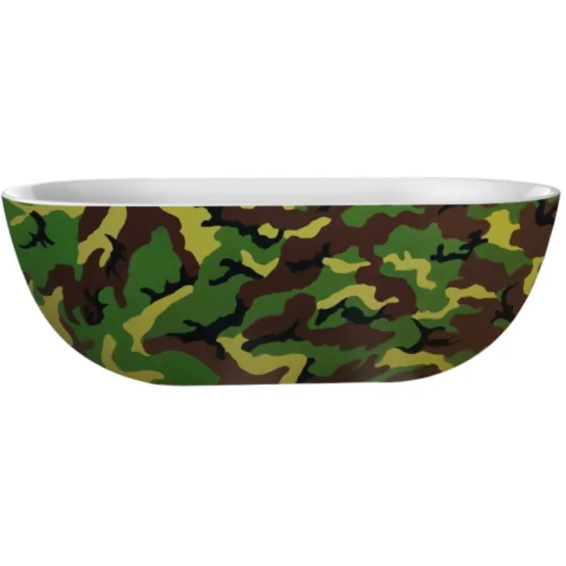Best Design Camouflage vrijstaand bad legergroen