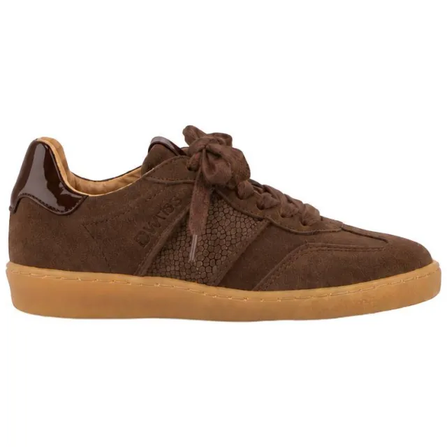 DWRS leren sneakers - donkerbruin