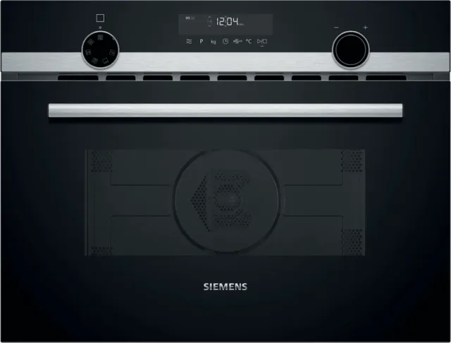 Siemens CM585AGS1 zwart-RVS
