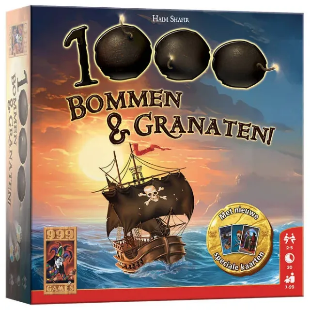999 Games 1000 Bommen & Granaten dobbelspel