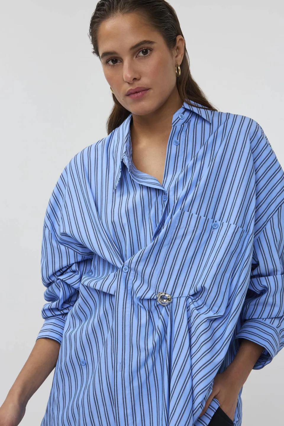 AMAYA Amsterdam Amara blouse lichtblauw, foto 5