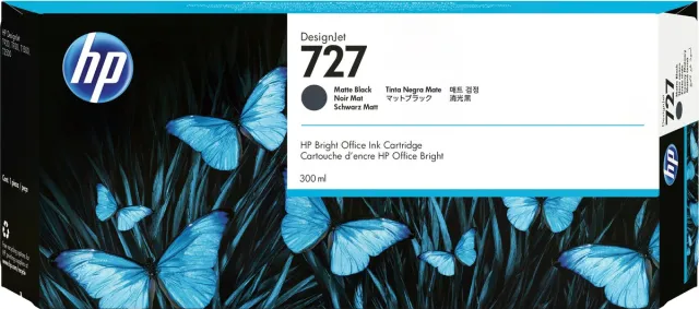 Hp Nr.727 C1Q12A Mat Zwart