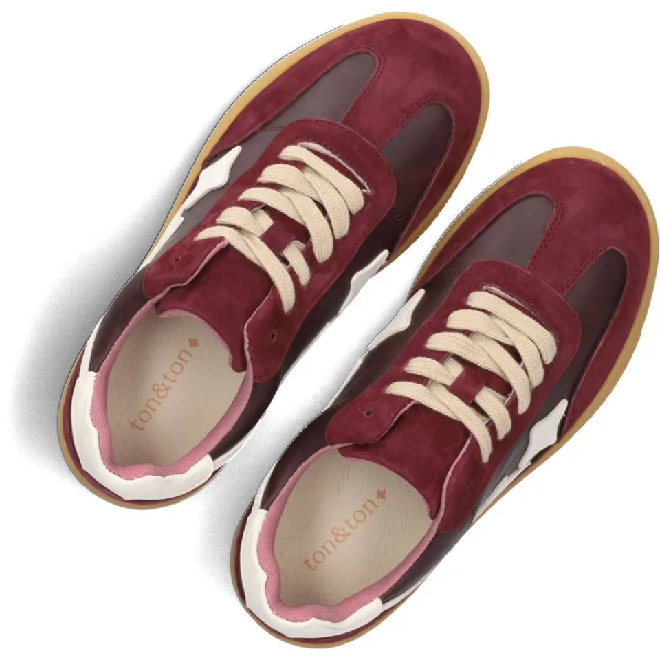 Ton & Ton Sneakers Vilde Bordeaux, foto 4