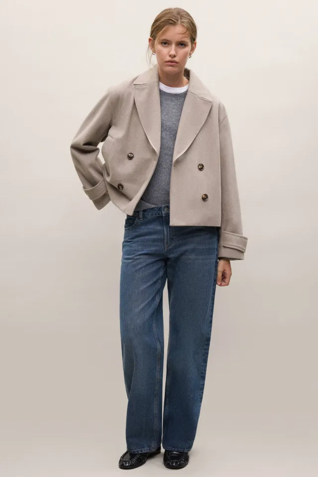 Mango Teen trenchcoat lichtbruin