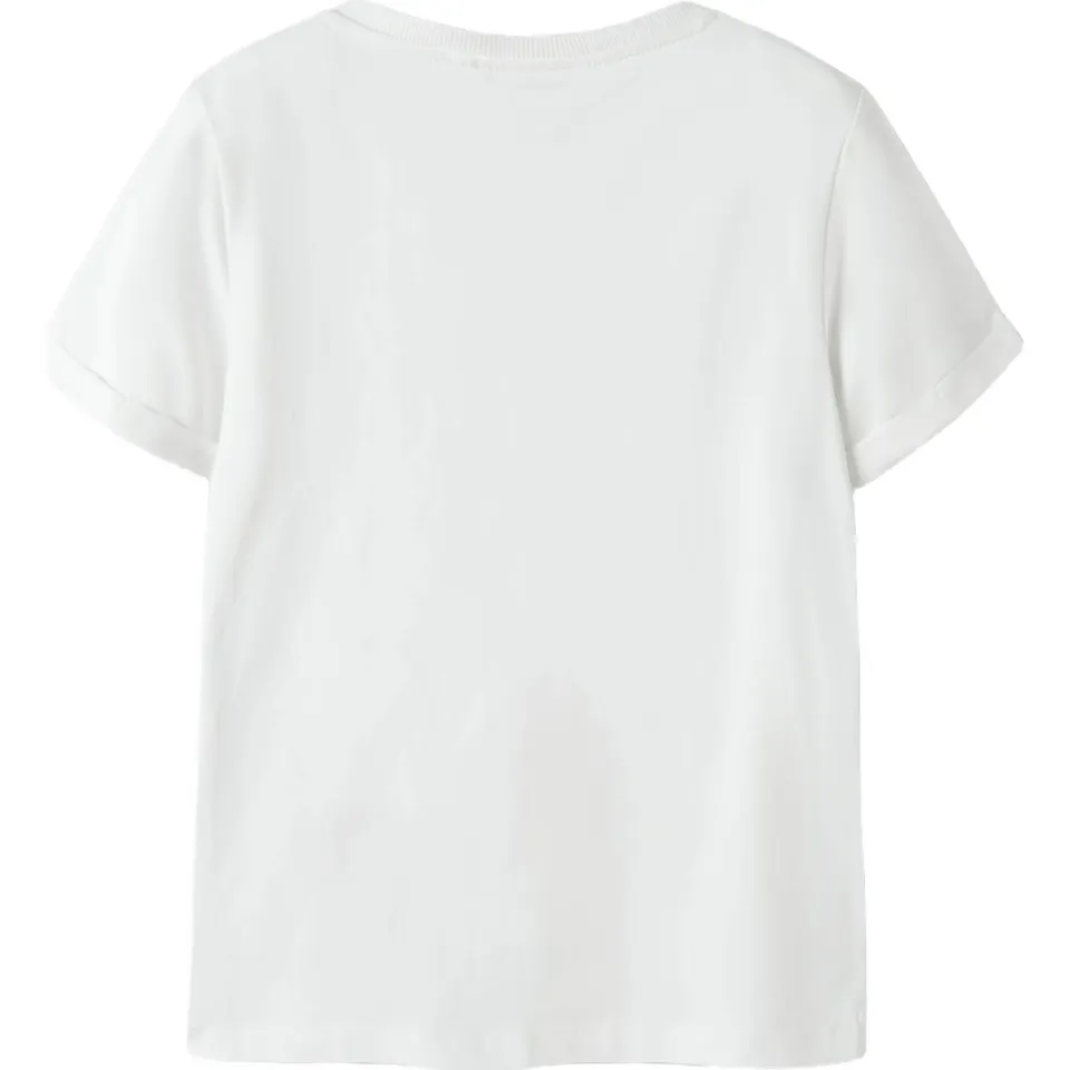 NAME IT KIDS T-shirt wit happy, foto 2