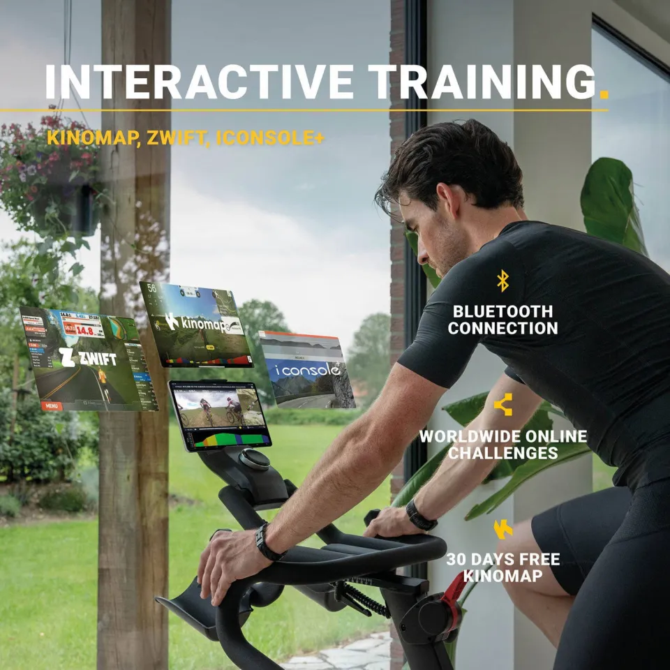 Flow Fitness Perform S2i spinbike zwart, foto 4