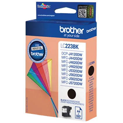 Brother LC-223BK inktcartridge, zwart