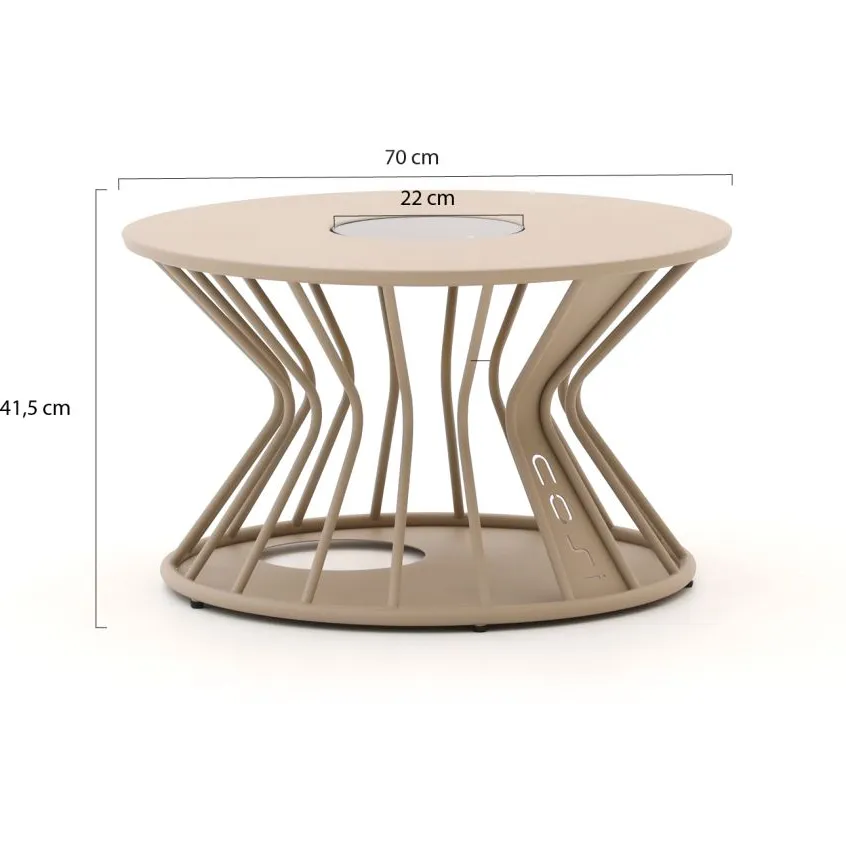 Cosi Fires Cosilumia salontafel zand beige, foto 3