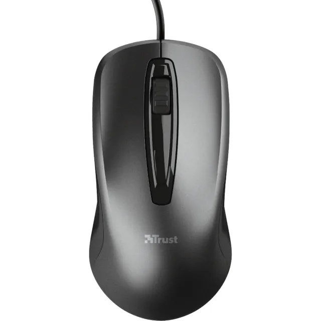 Trust Carve bekabelde optische muis zwart