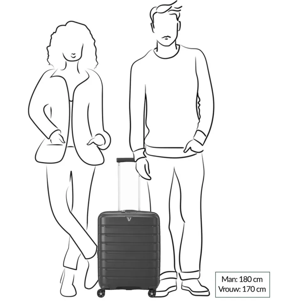 Roncato B-Flying handbagage trolley blauw, foto 5
