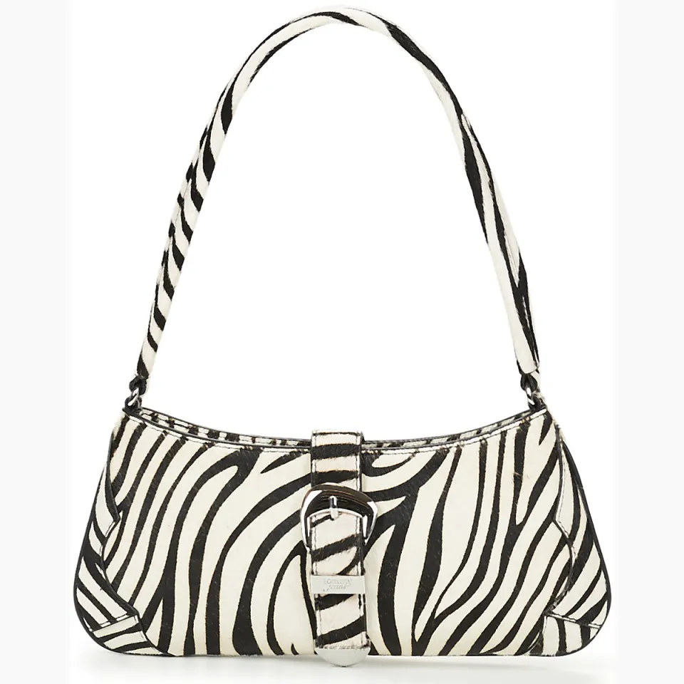 Tommy Jeans TJW Cool schoudertas zebraprint wit, foto 2