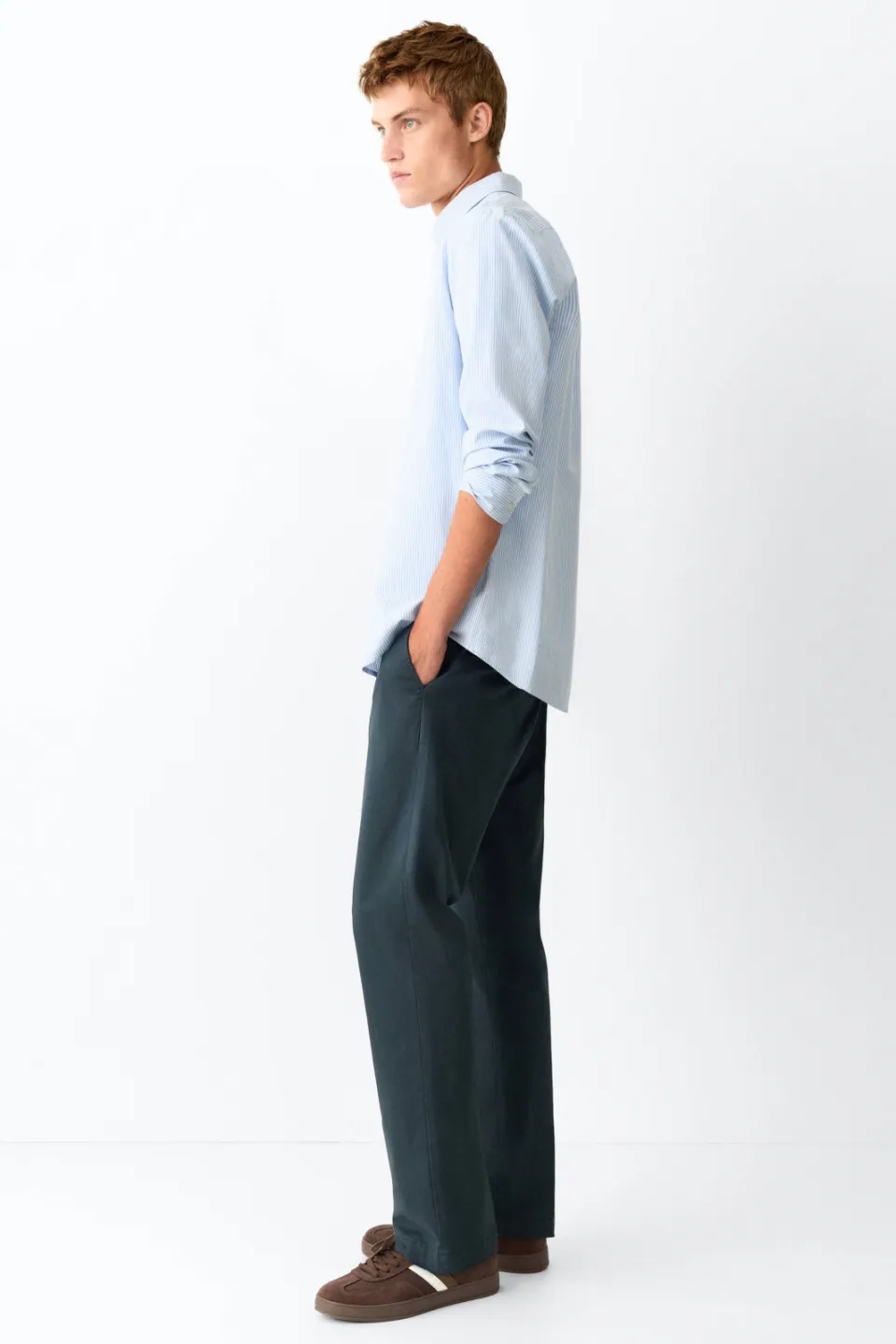 Mango Teen chino donkerblauw, foto 4