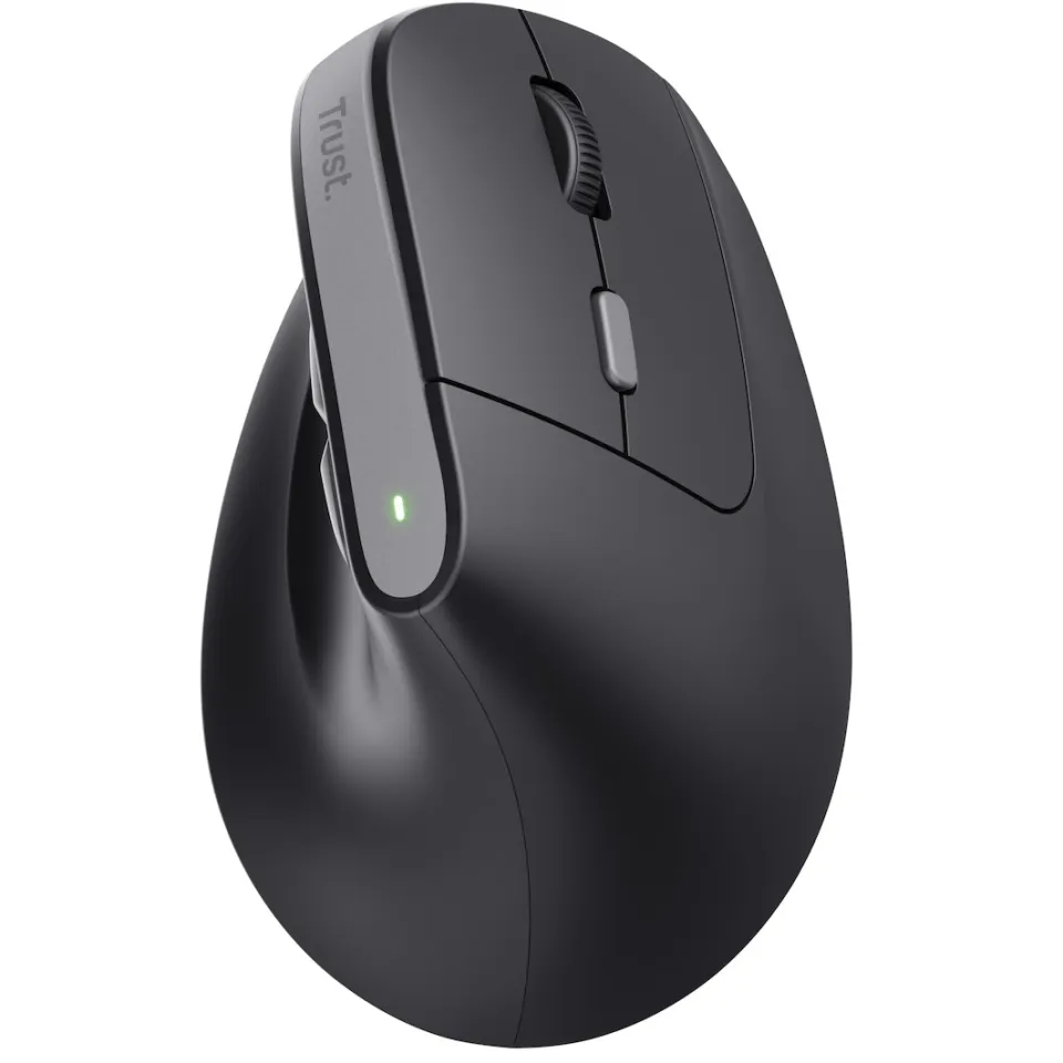 Trust Bayo II ergonomische draadloze muis zwart, foto 3