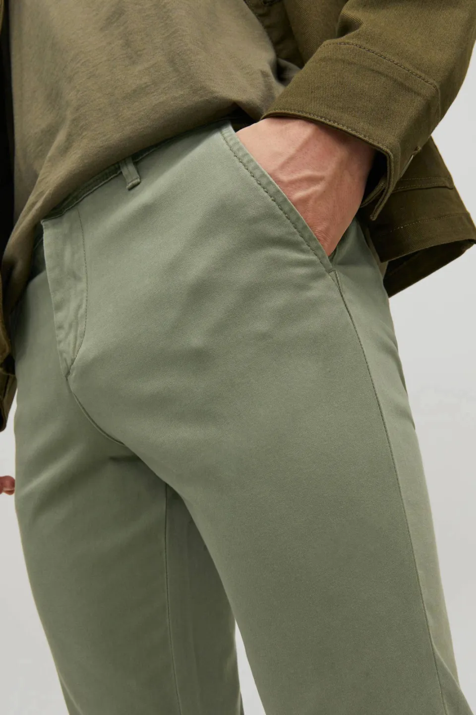 Jack & Jones PANTS STUDIO slim fit broek JPSTMARCO deep lichen green, foto 5