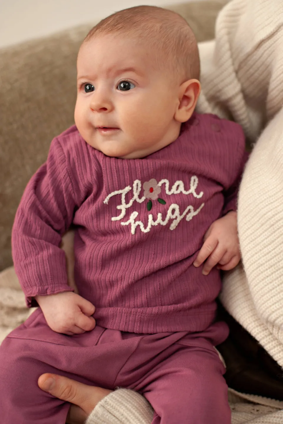 Feetje longsleeve Afternoon Tea fuchsia