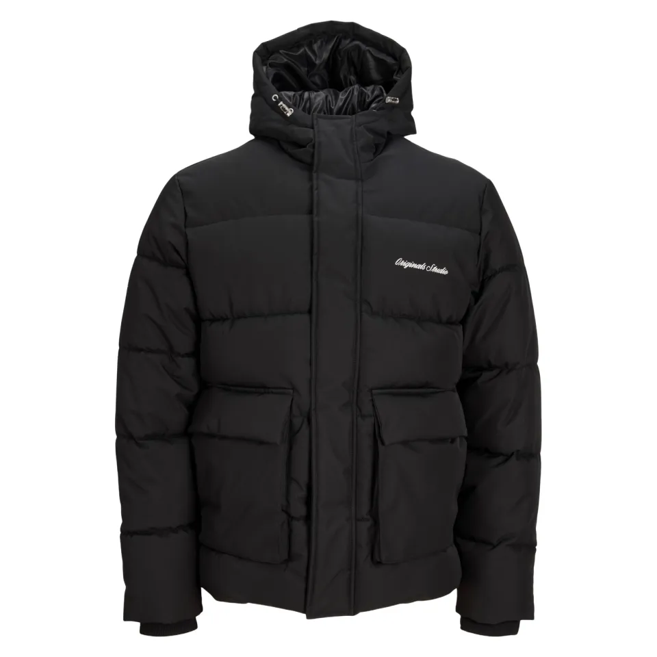 Jack & Jones ORIGINALS pufferjas - zwart, foto 3