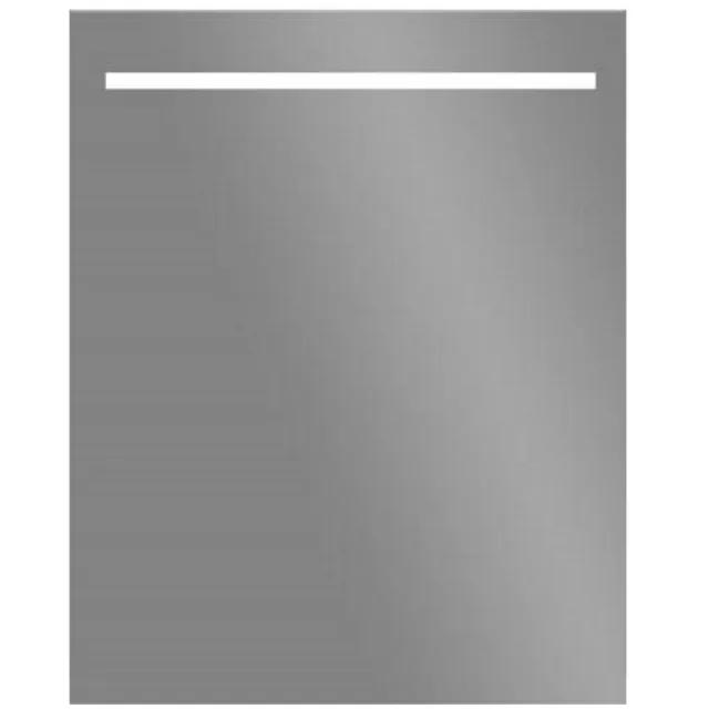 Sanilux LED Spiegel Sanilux Aluminium met Onderverlichting 58x70 cm Inclusief Spiegelverwarming