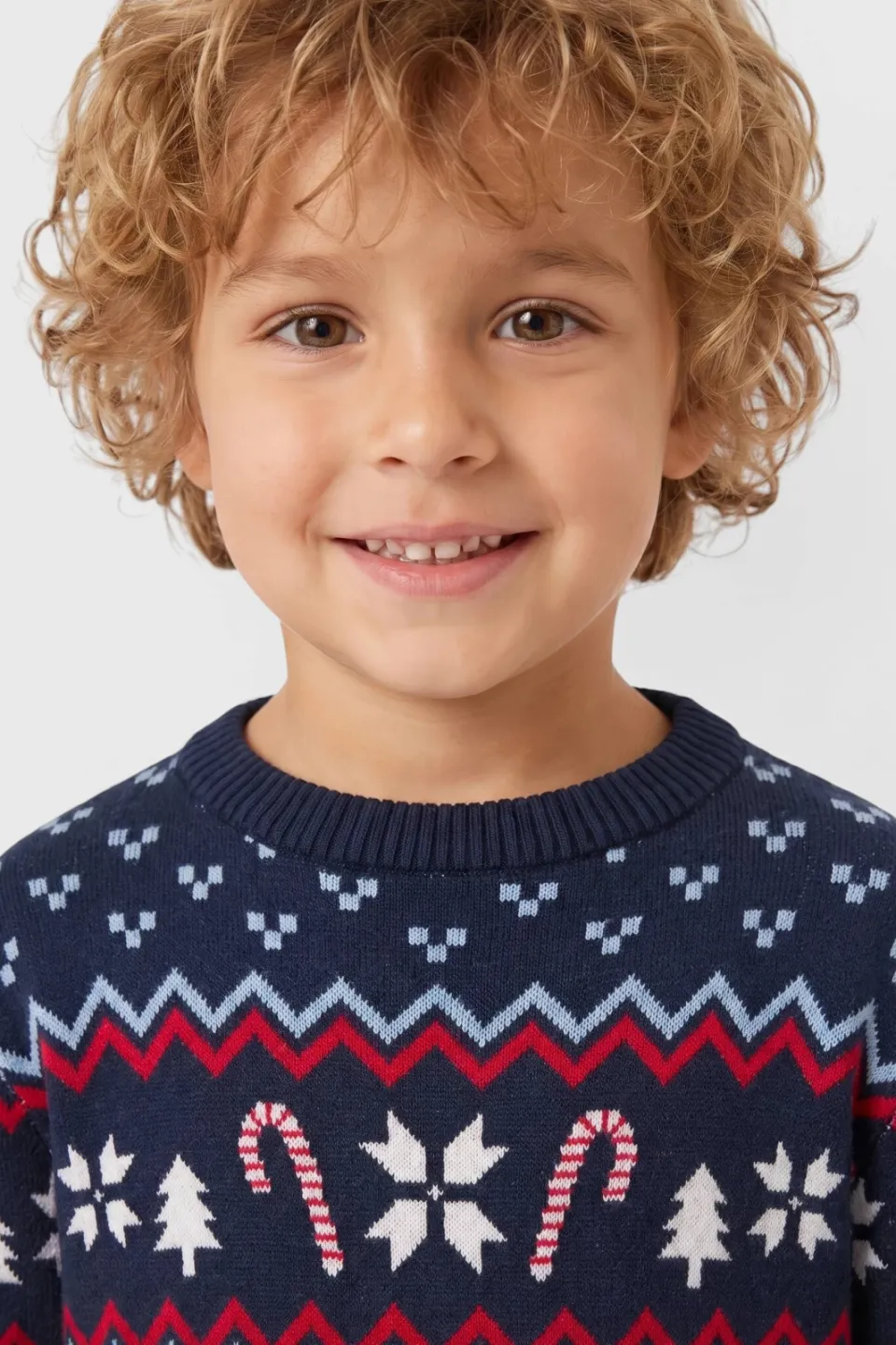 S.Oliver gebreide trui met print - donkerblauw, foto 5