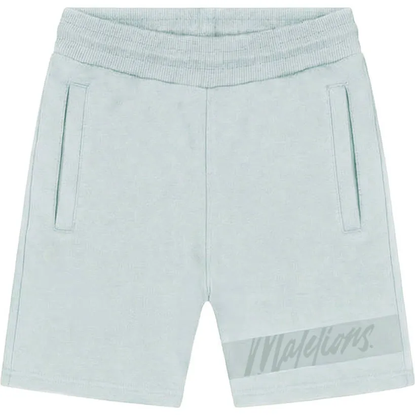 Malelions sweatshort grijsblauw, foto 2