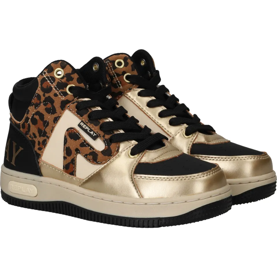 Replay Epic JR 20 hoge sneakers zwart, foto 3
