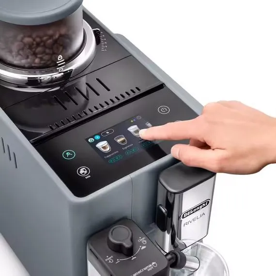 DeLonghi Rivelia EXAM440.55.G volautomatische espressomachine grijs, foto 2