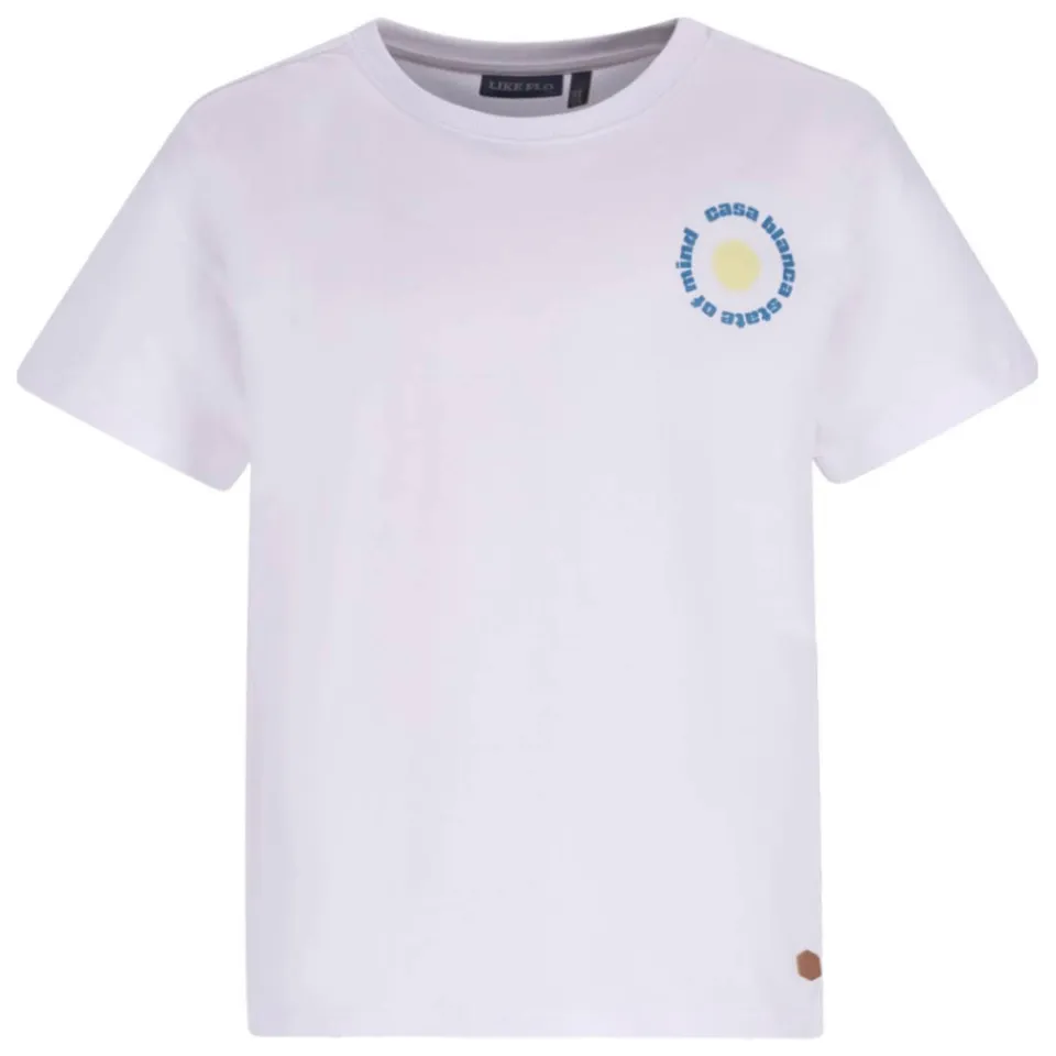 Like Flo T-shirt met backprint wit, foto 5