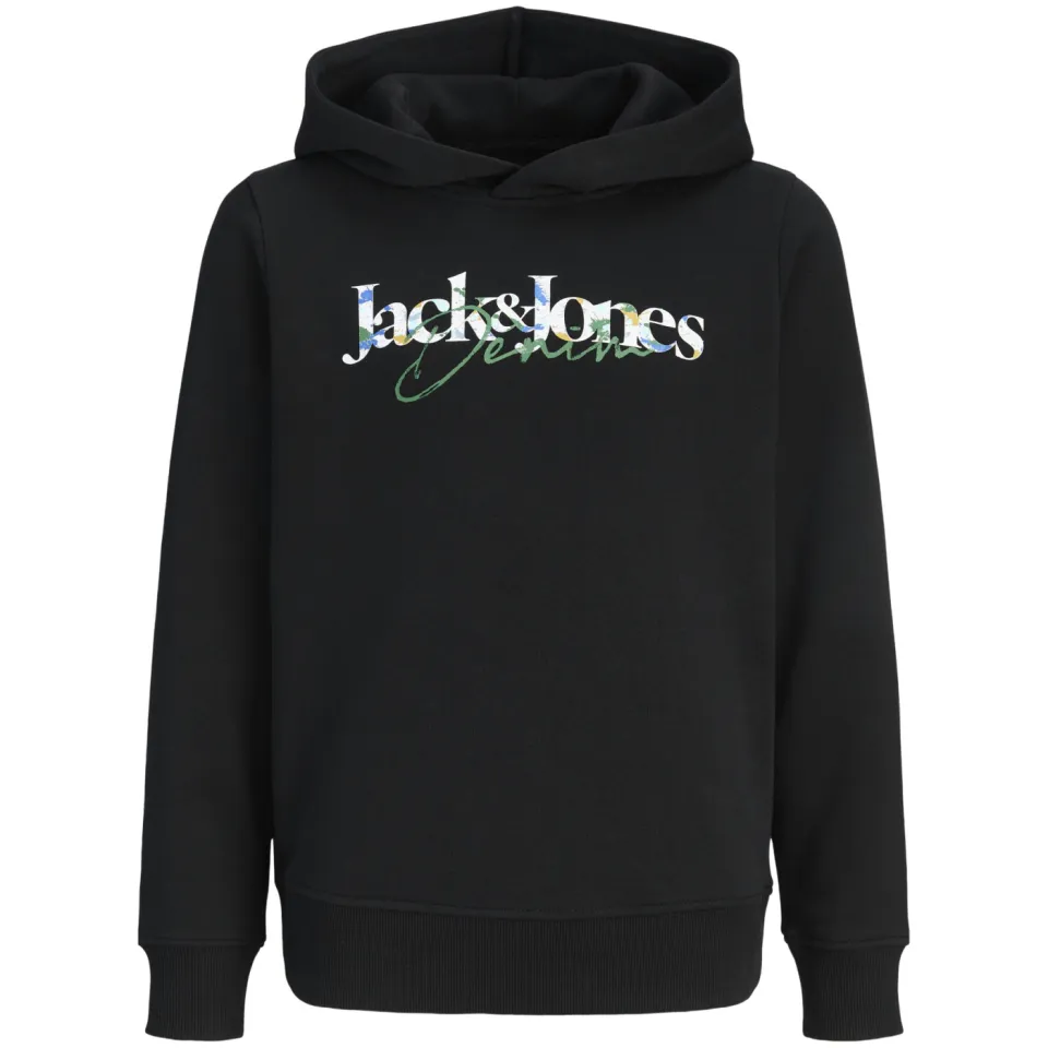 Jack & Jones JUNIOR hoodie met print - zwart, foto 2