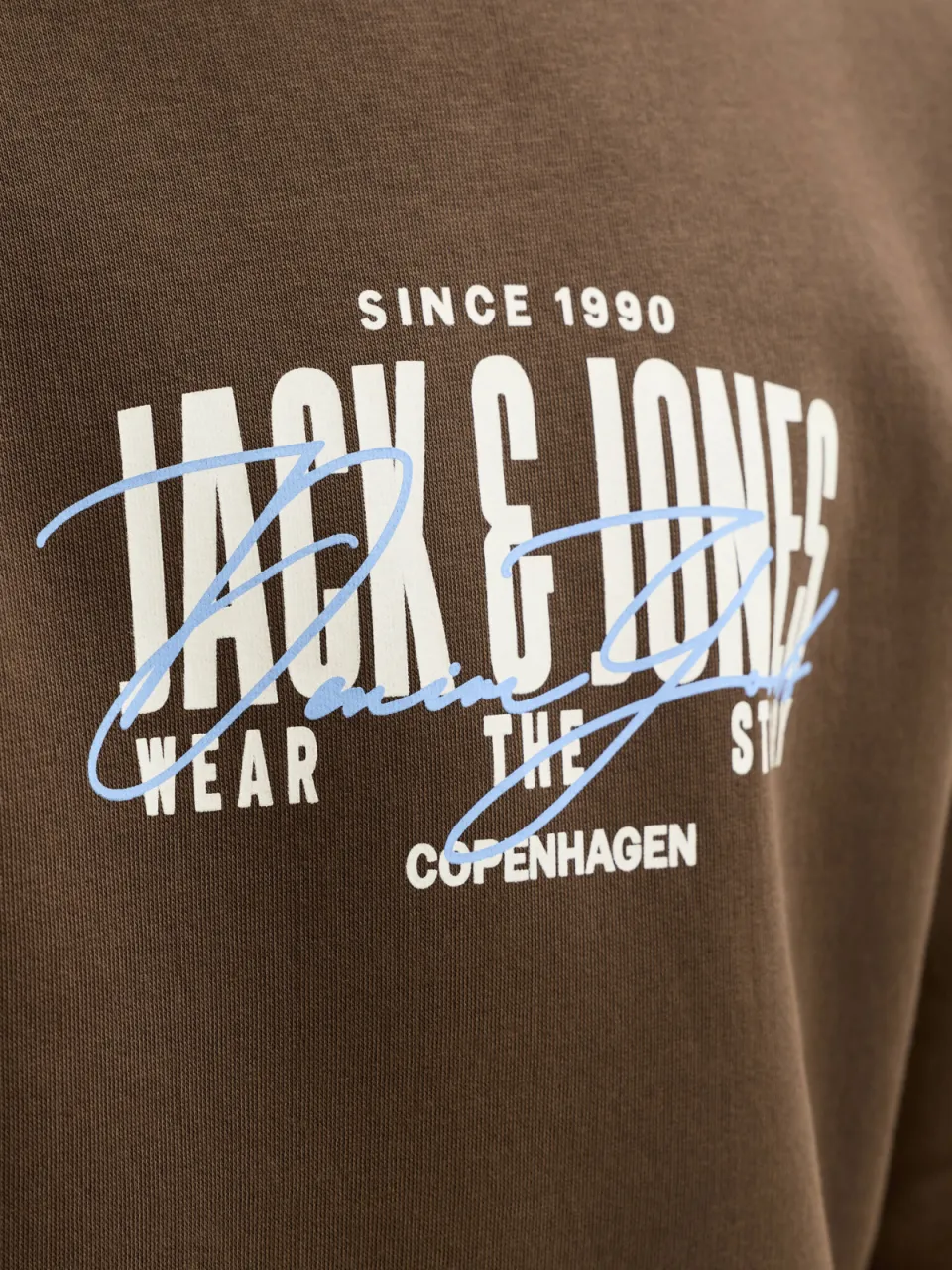 Jack & Jones JUNIOR sweater met logo - donkerbruin, foto 7
