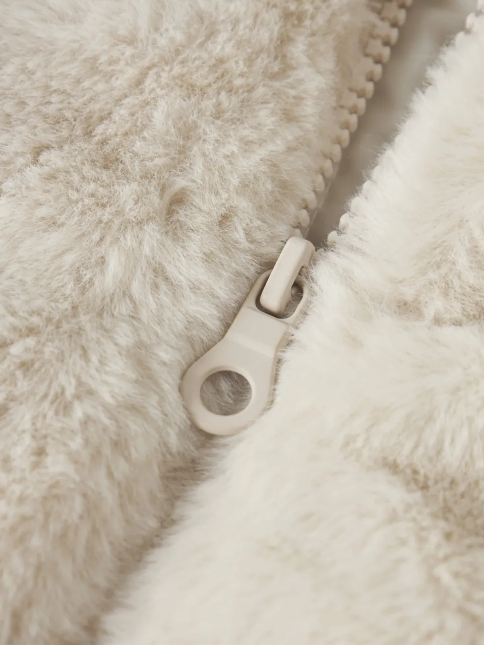 NAME IT BABY imitatiebonten winterjas beige, foto 5