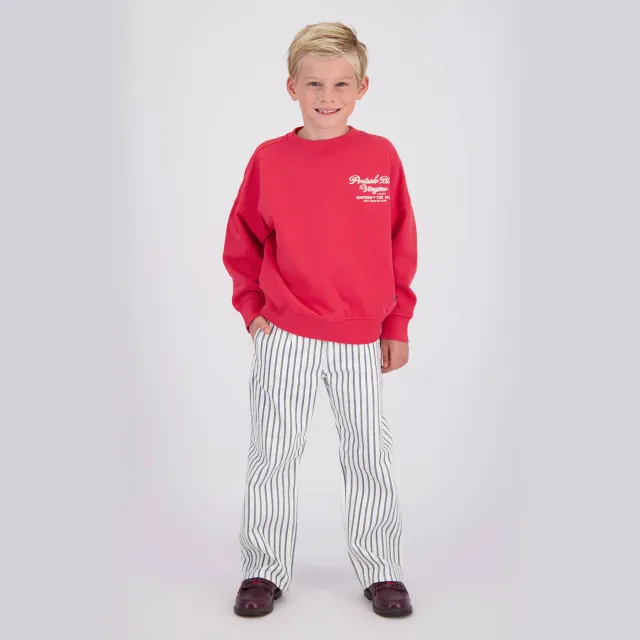 Vingino sweater met backprint - rood