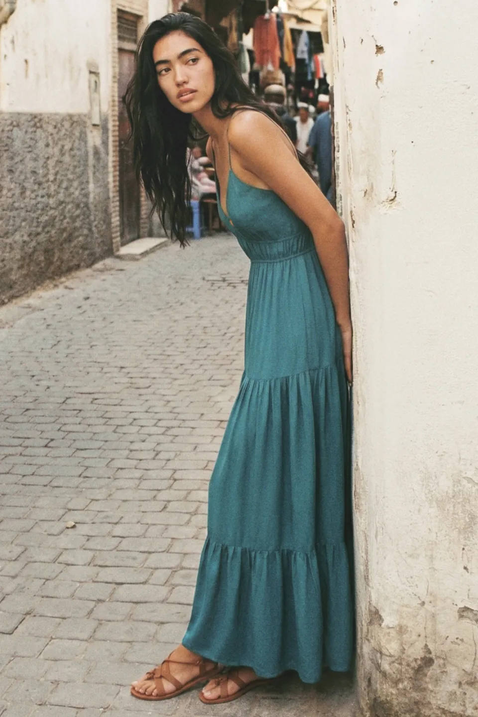 Mango maxi jurk blauw, foto 3