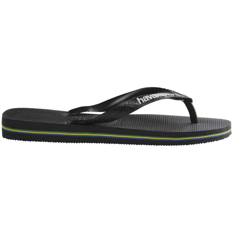 Havaianas Brasil Logo teenslipper zwart