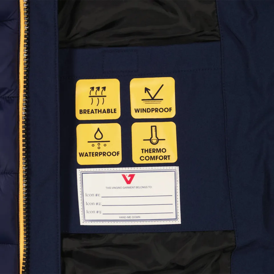 Vingino Tybri gewatteerde winterjas donkerblauw, foto 5