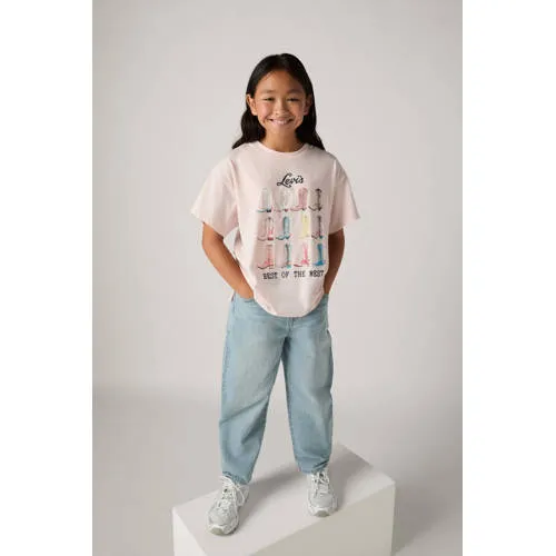 Levi's T-shirt lichtroze, foto 3