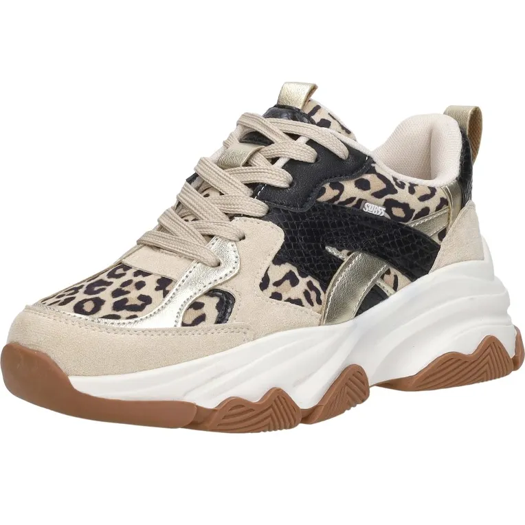 Sub55 lage sneakers beige, foto 3