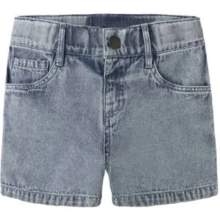 Lil' Atelier jeansshort medium blue denim, foto 3