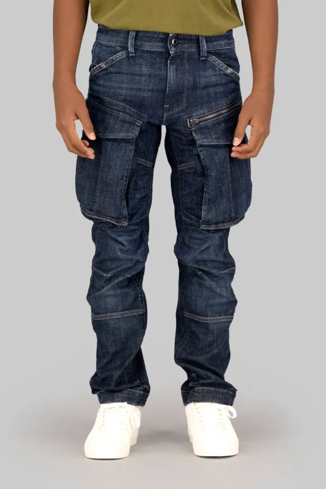 G-Star tapered jeans dark blue denim, foto 3