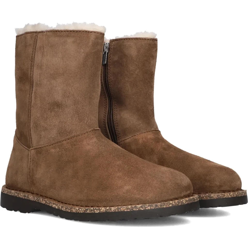Birkenstock Uppsala Zip Shearling enkellaarzen bruin, foto 4