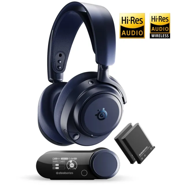 SteelSeries Arctis Nova Pro Omni gamingheadset blauw, foto 2