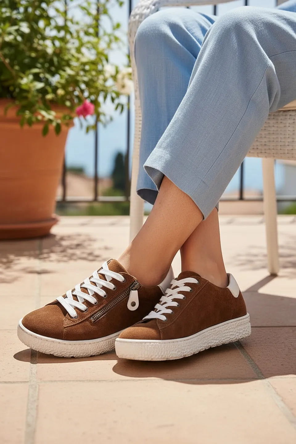 Hartjes Phil sneaker cognac, foto 6