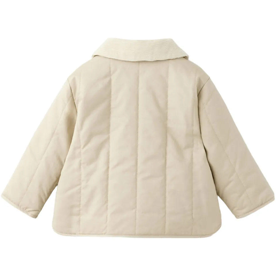 Mango Kids gewatteerde jas beige, foto 2