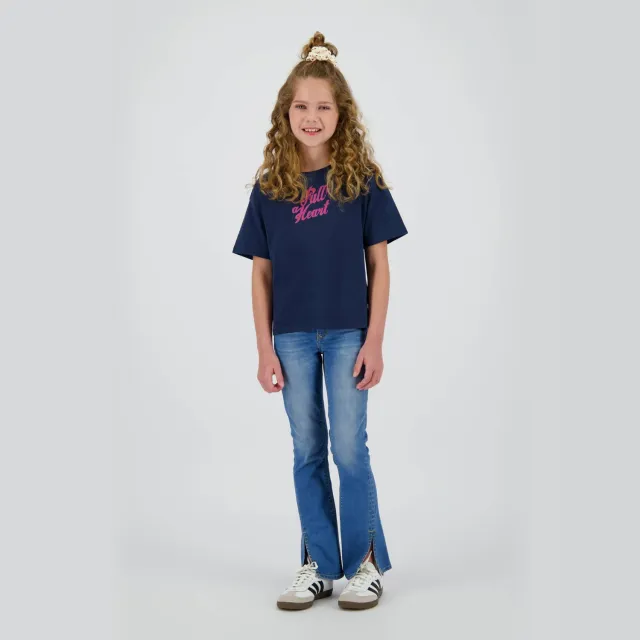 Vingino flared jeans medium blue denim Mid Blue Wash