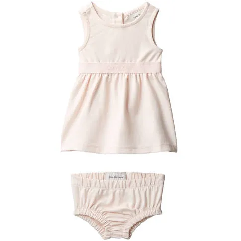 Calvin Klein jurk met bloomer ecru