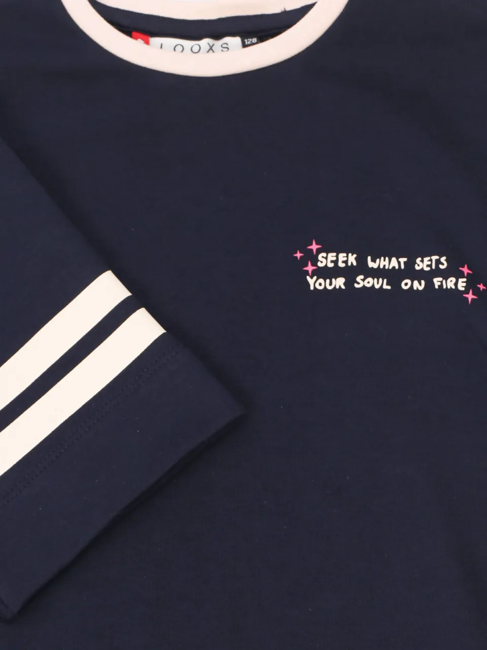 LOOXS sweatjurk met backprint donkerblauw, foto 8