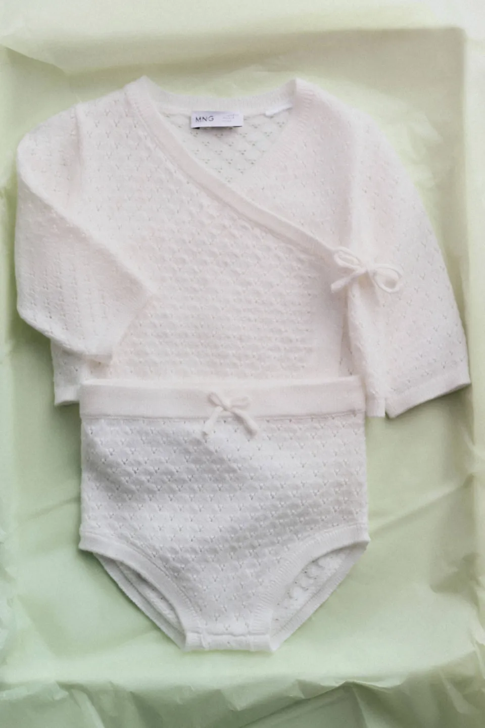Mango Kids casual short wit, foto 5