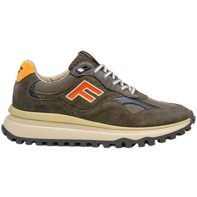 Floris Van Bommel De Gripper 01.38 suède sneakers - donkergroen