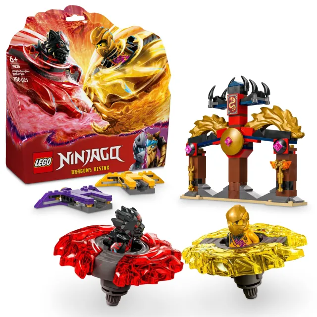 Lego Ninjago Spinjitzu drakenstrijdpakket actiespeelgoed 71826, foto 2
