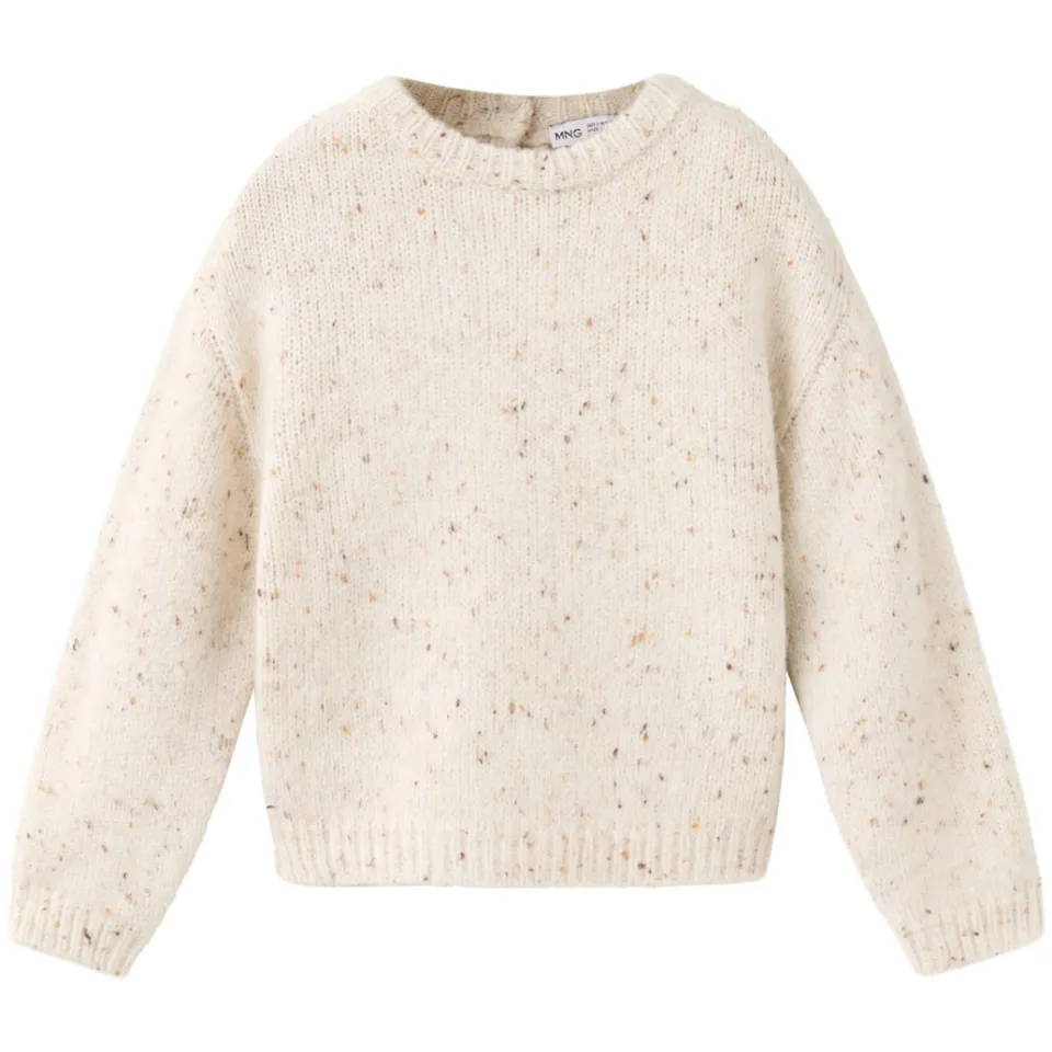 Mango Kids gebreide trui met print - beige, foto 2