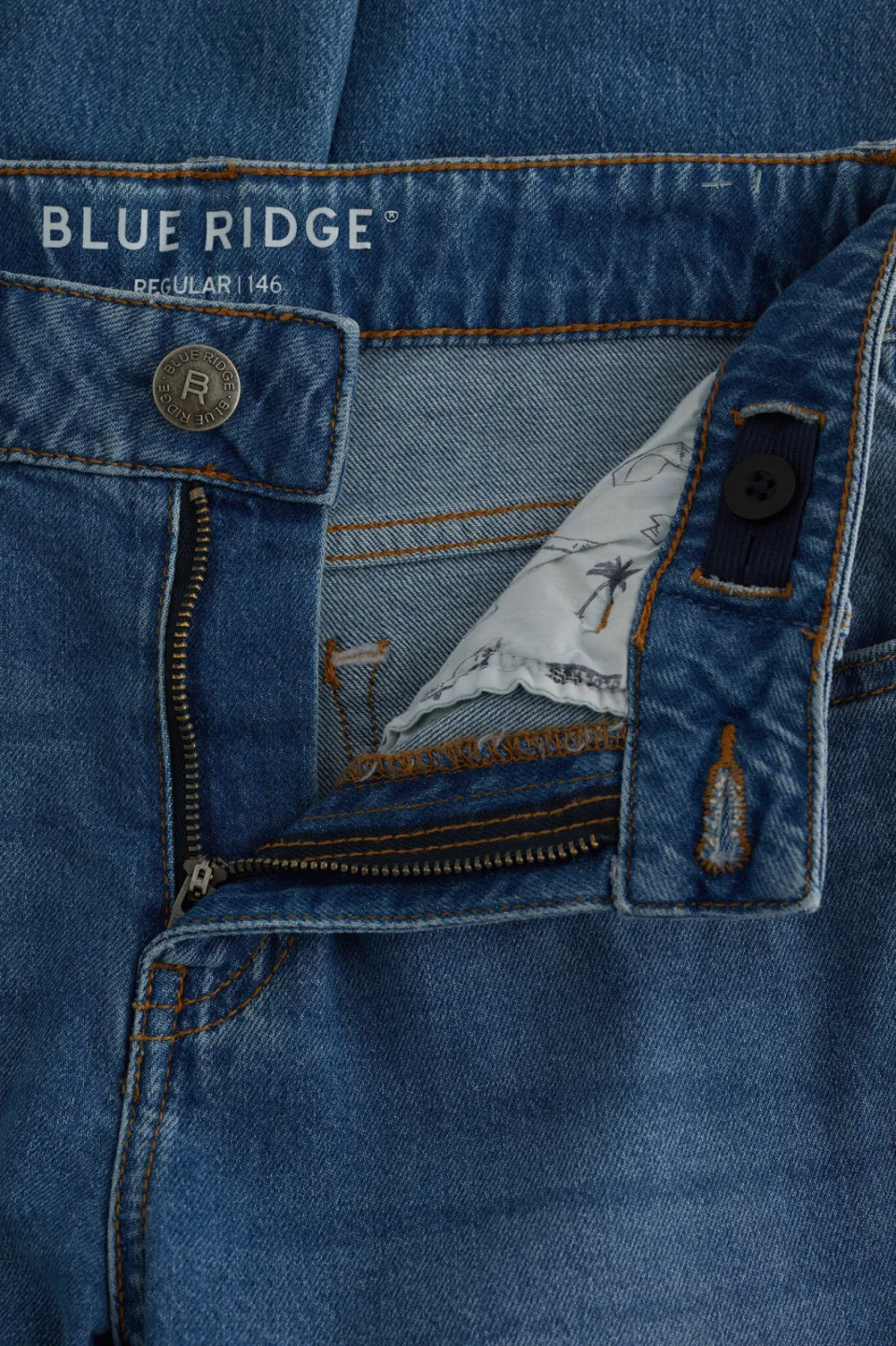 WE Fashion Blue Ridge regular fit jeans medium blue denim, foto 6