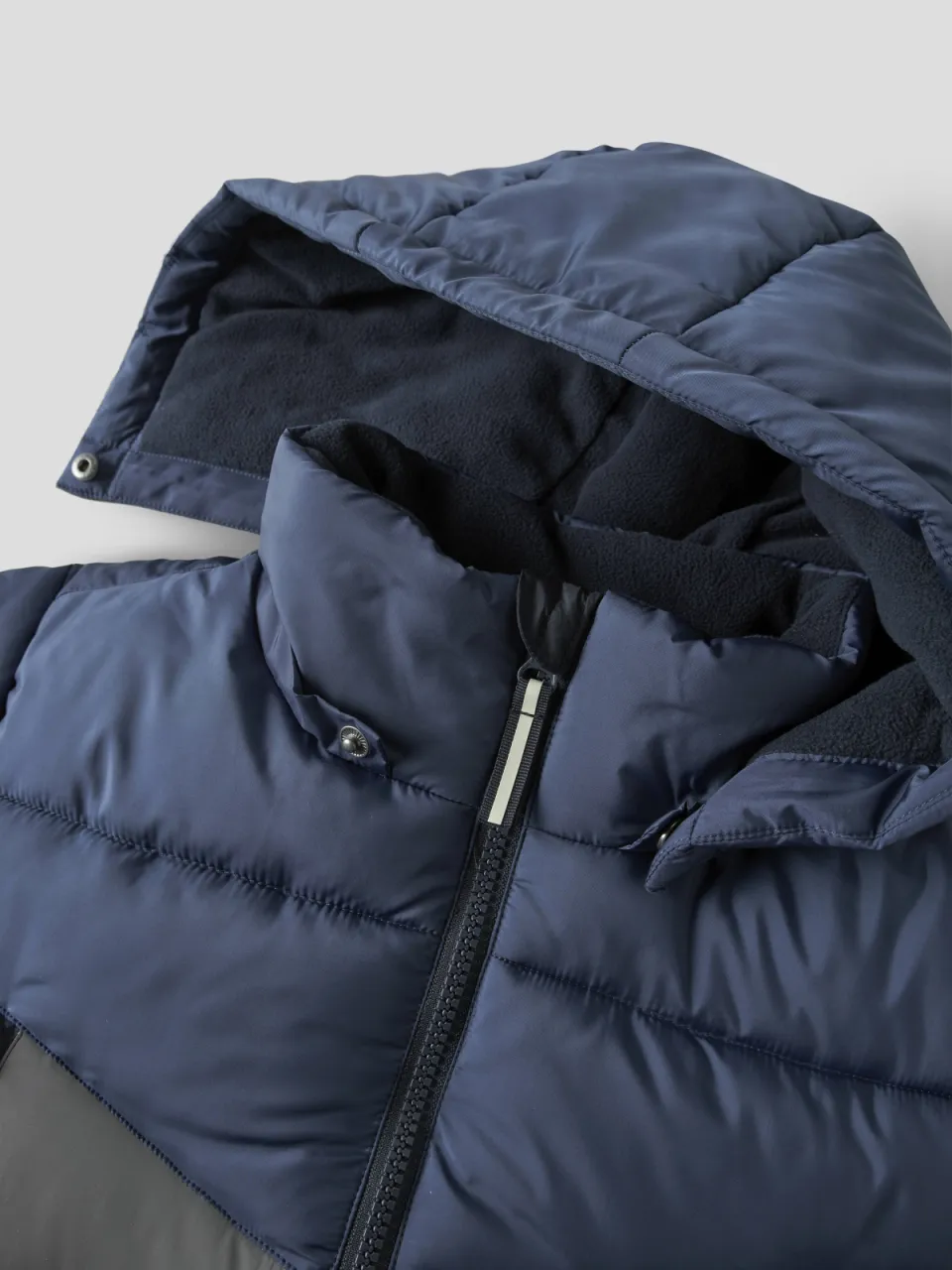 NAME IT winterjas donkerblauw grijs, foto 6